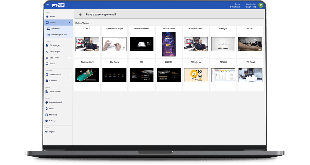 Cloud-Based Digital Signage Solution PEPSIGN #5