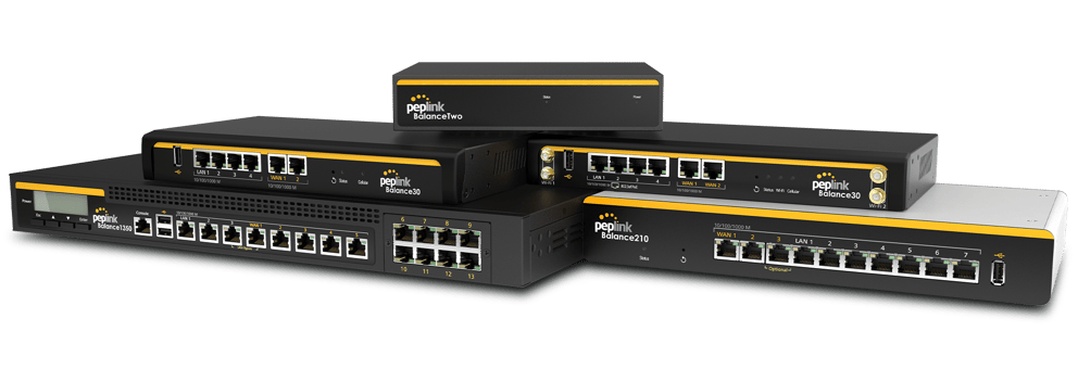 Peplink Balance Series. Multi-WAN Routers for Small Office & Enterprise.