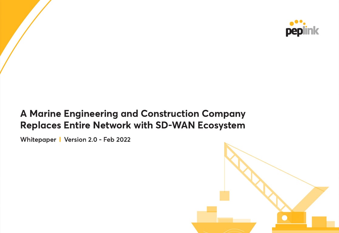 Peplink Maritime SD-WAN Whitepaper Cover