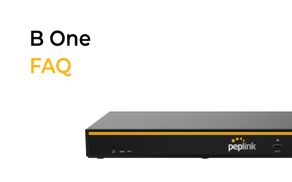 B One FAQ