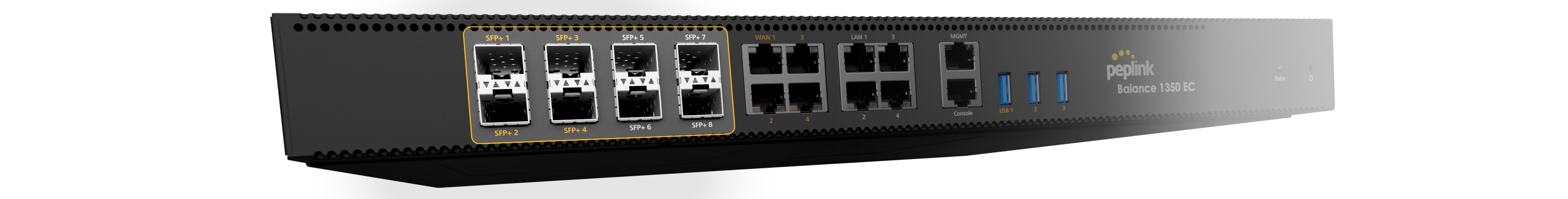 8x 10G Fiber ports