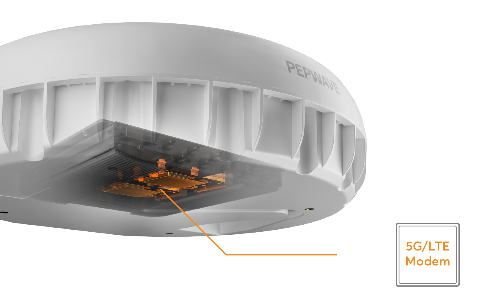 Modem Top View