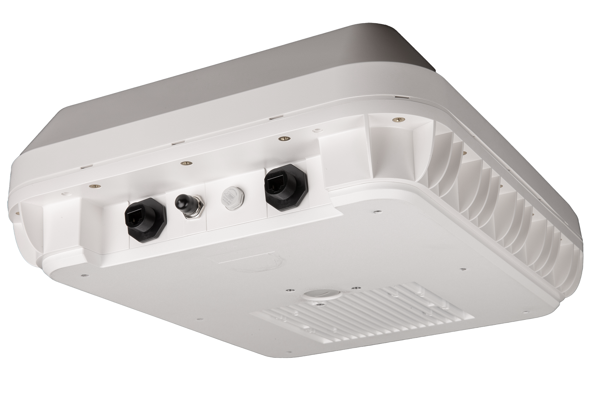 Antenna MAX S back view showing ports and connections