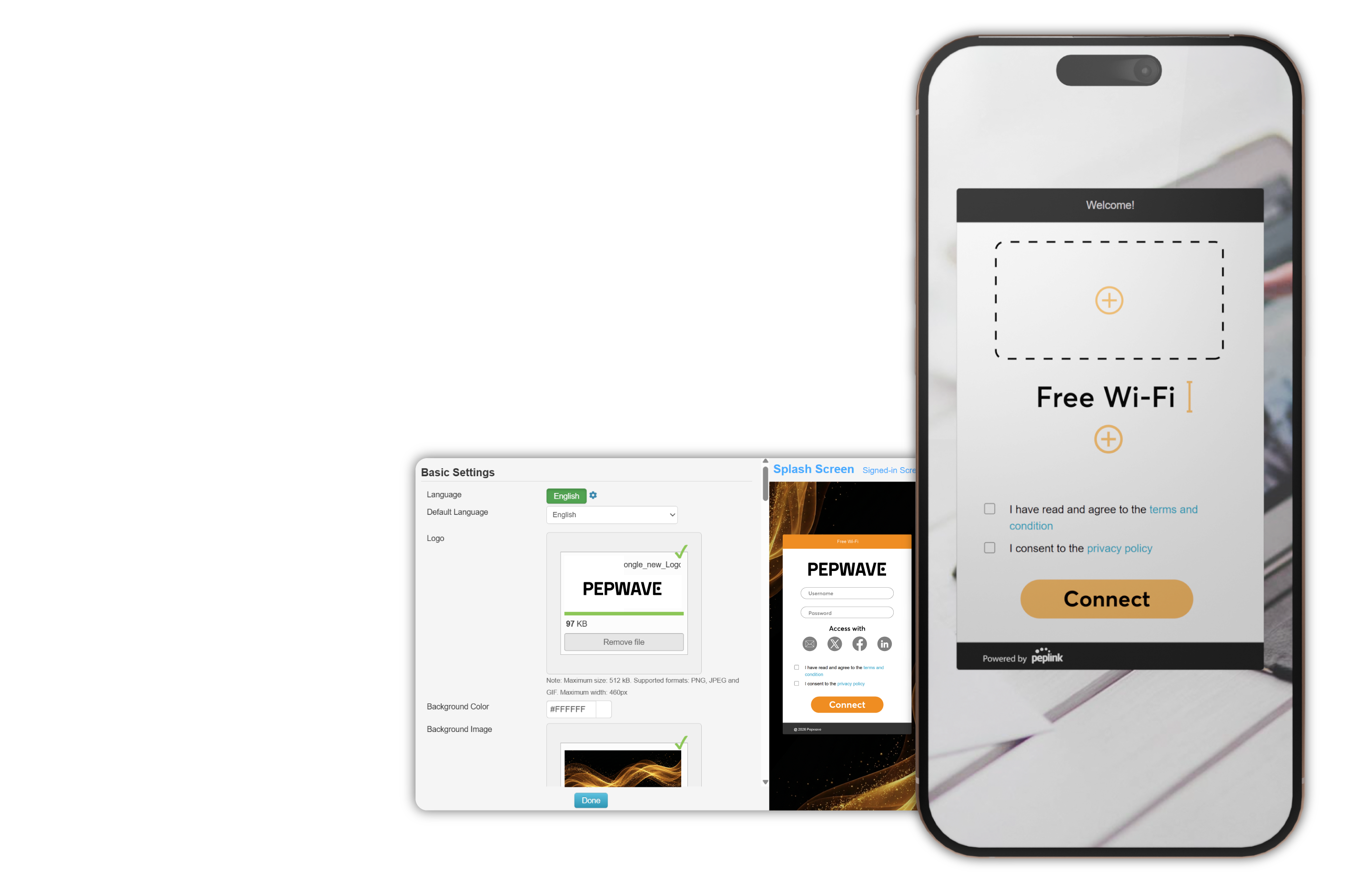 Customizable Captive Portal