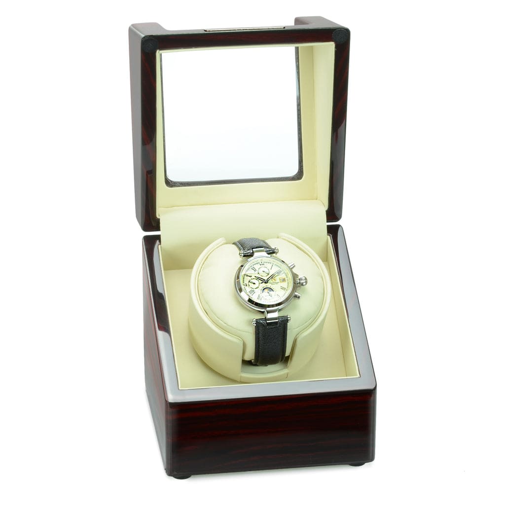 Steinhausen Single Watch Winder Heritage Cherrywood SW1801 Royal Tempus