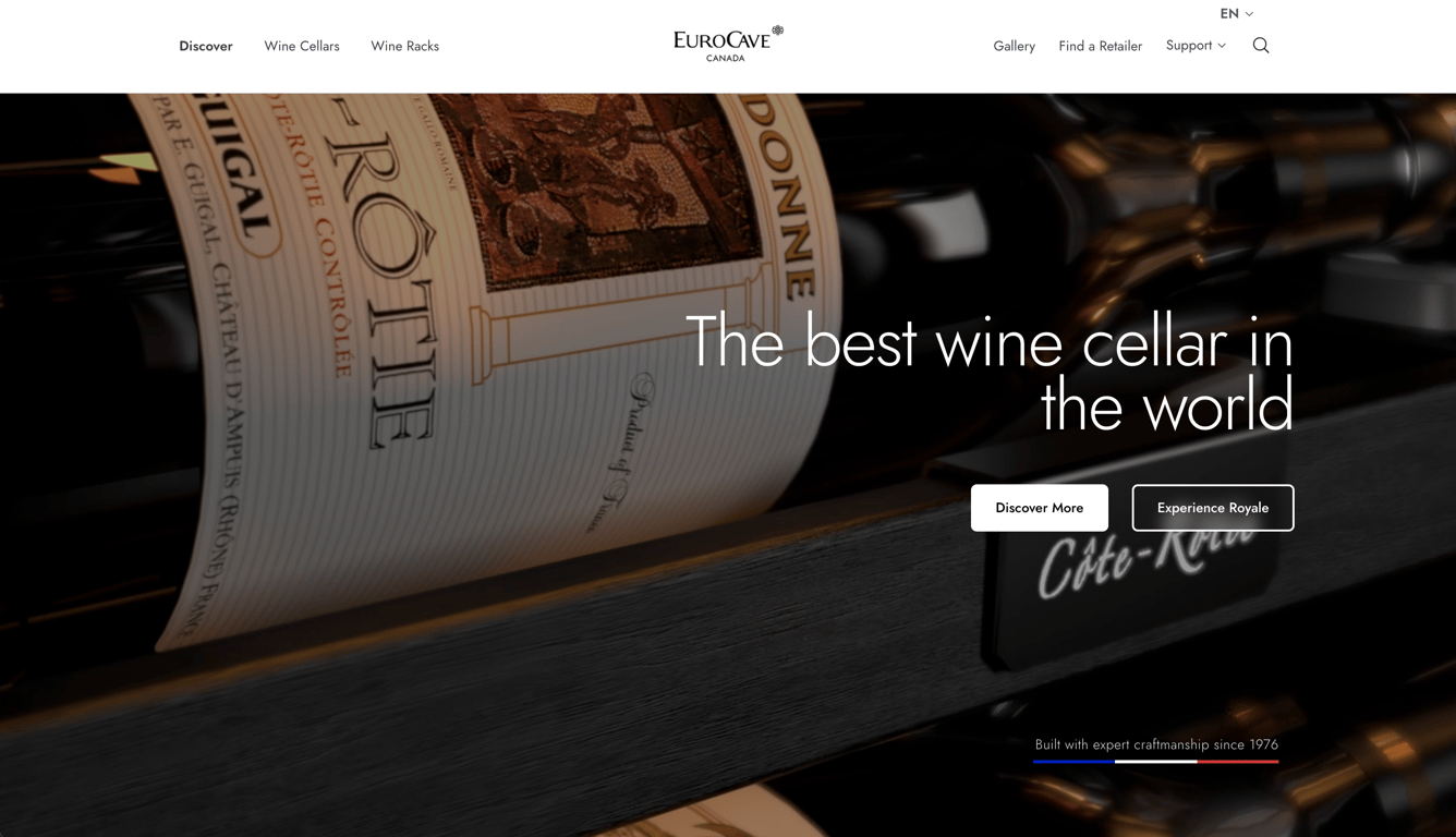 EuroCave Canada Website