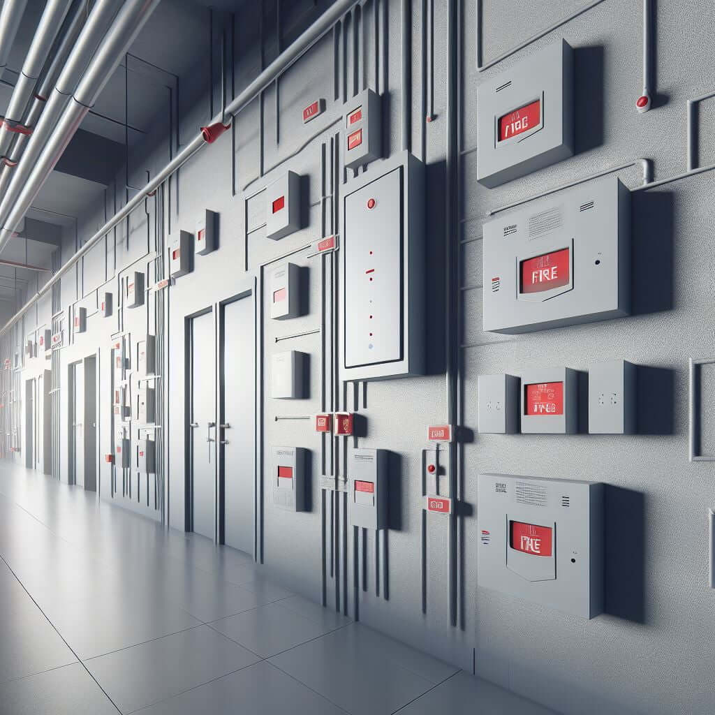 Fire alarm system in action - Smart Technical Services