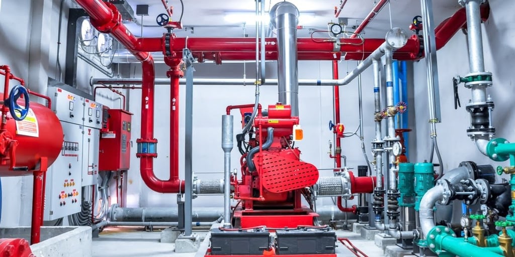 a pic about Fire Fighting Pump Installation