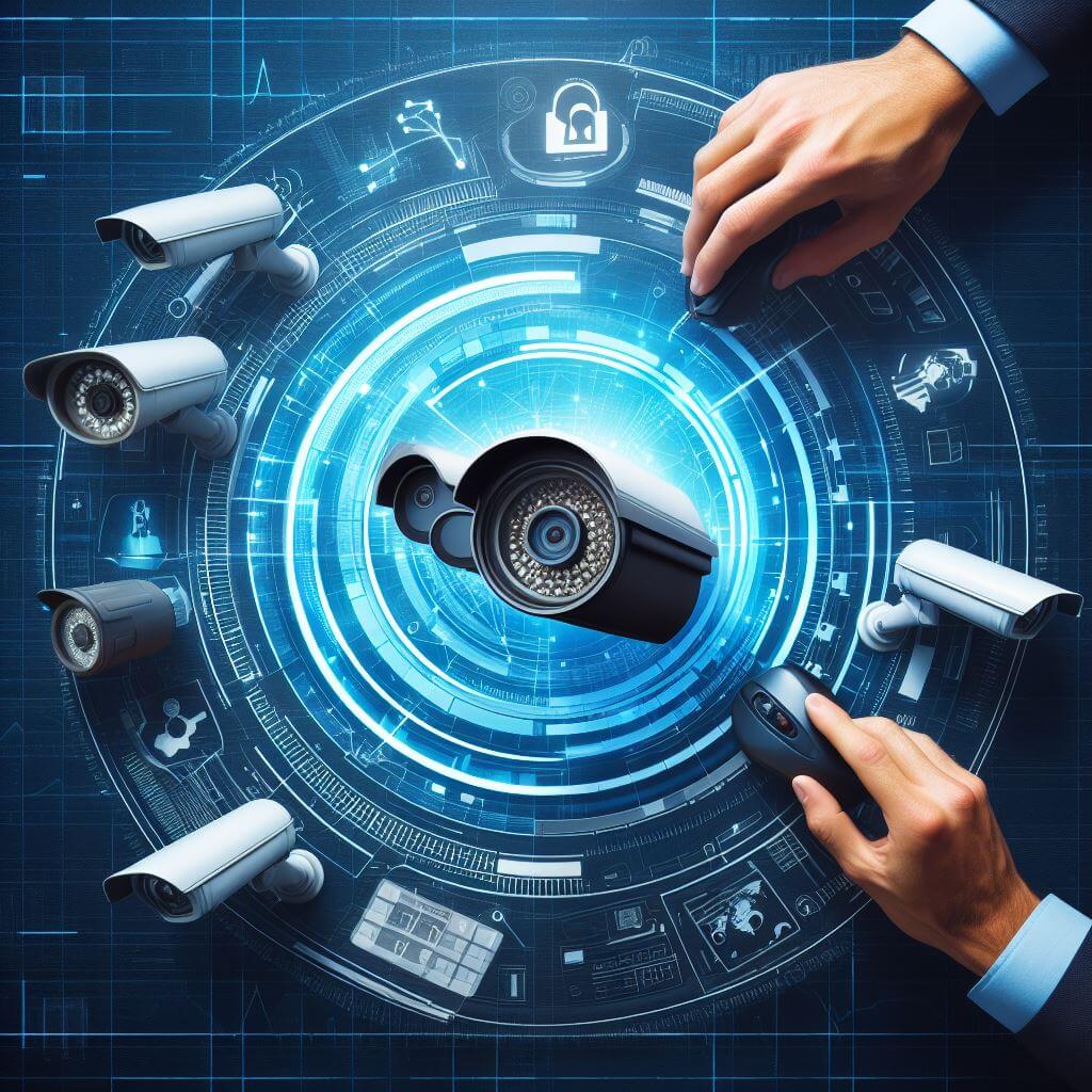 CCTV Camera Installation in progress