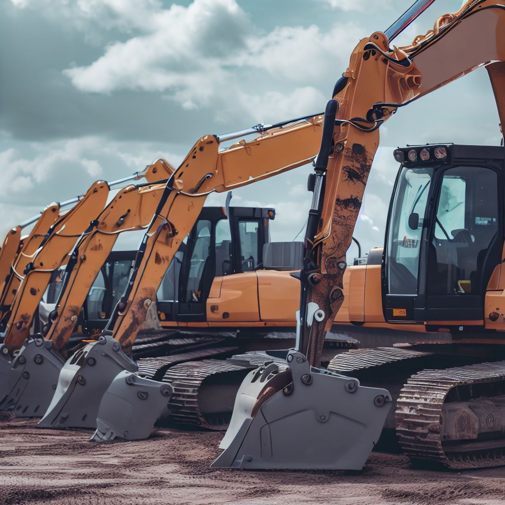 نص بديل للصورة: "حفارات عالية الجودة متاحة للإيجار"