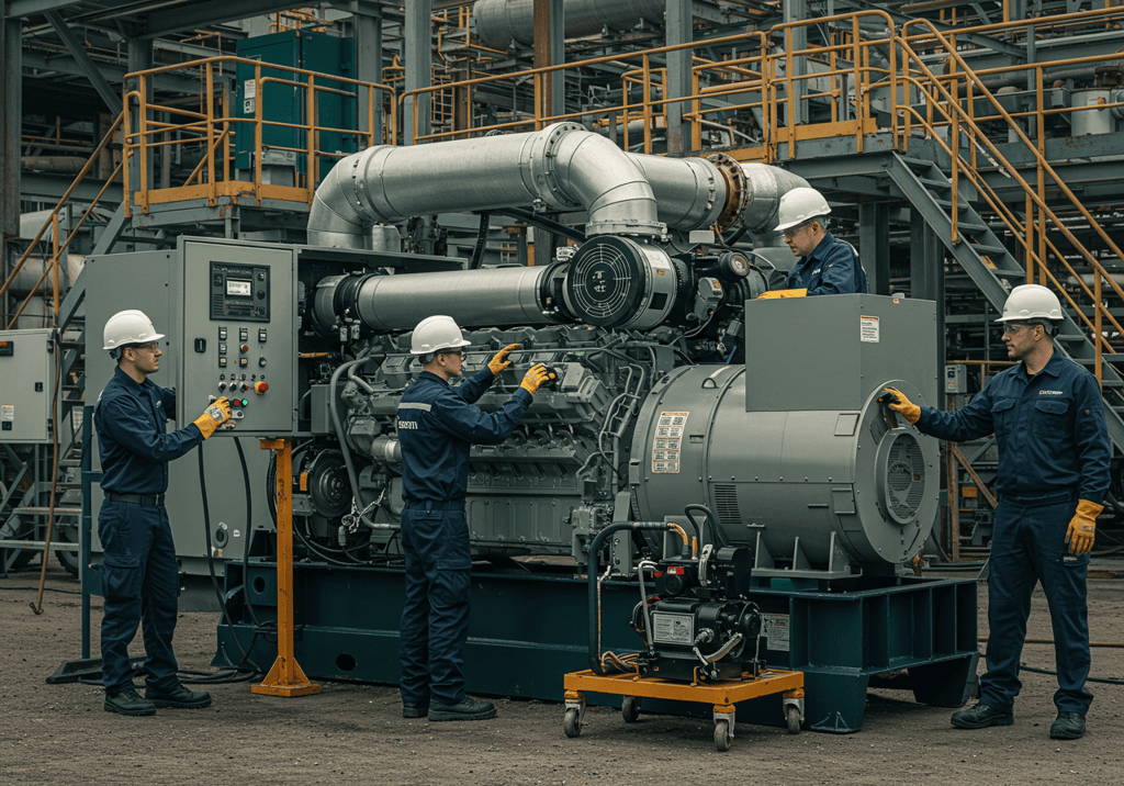 Diesel generator service maintenance for efficient power generation
