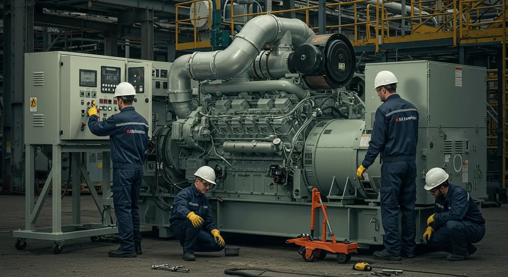 صيانة مولد كهرباء ديزل
