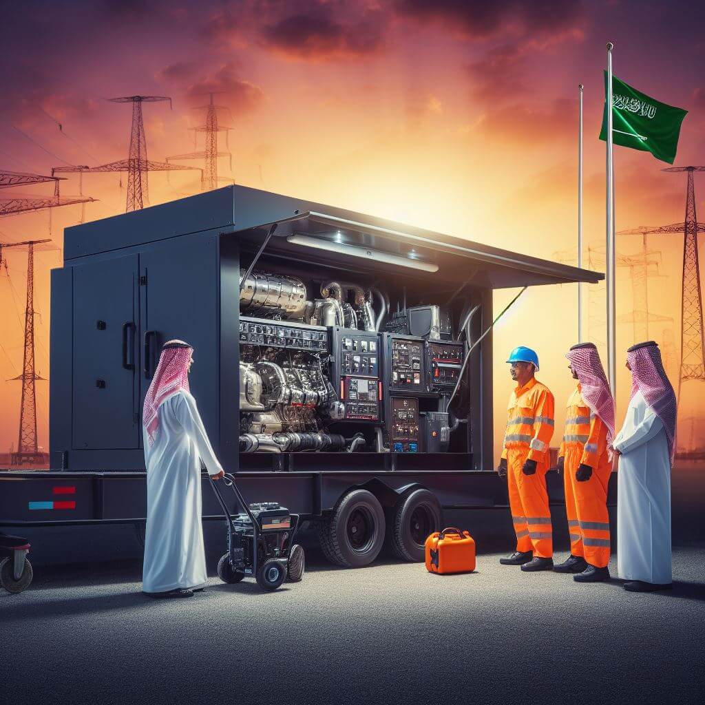 "صورة لمولد كهربائي عالي الجودة من  في جدة - ايجار مولدات جده"