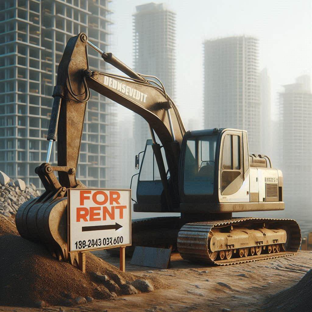 حفارة متاحة للايجار في اليوم
