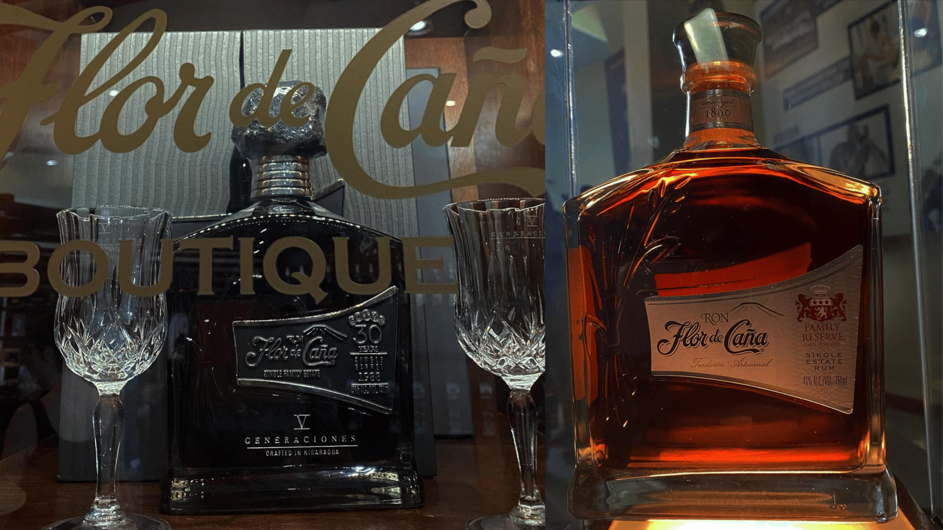 Flor de Caña Bottles