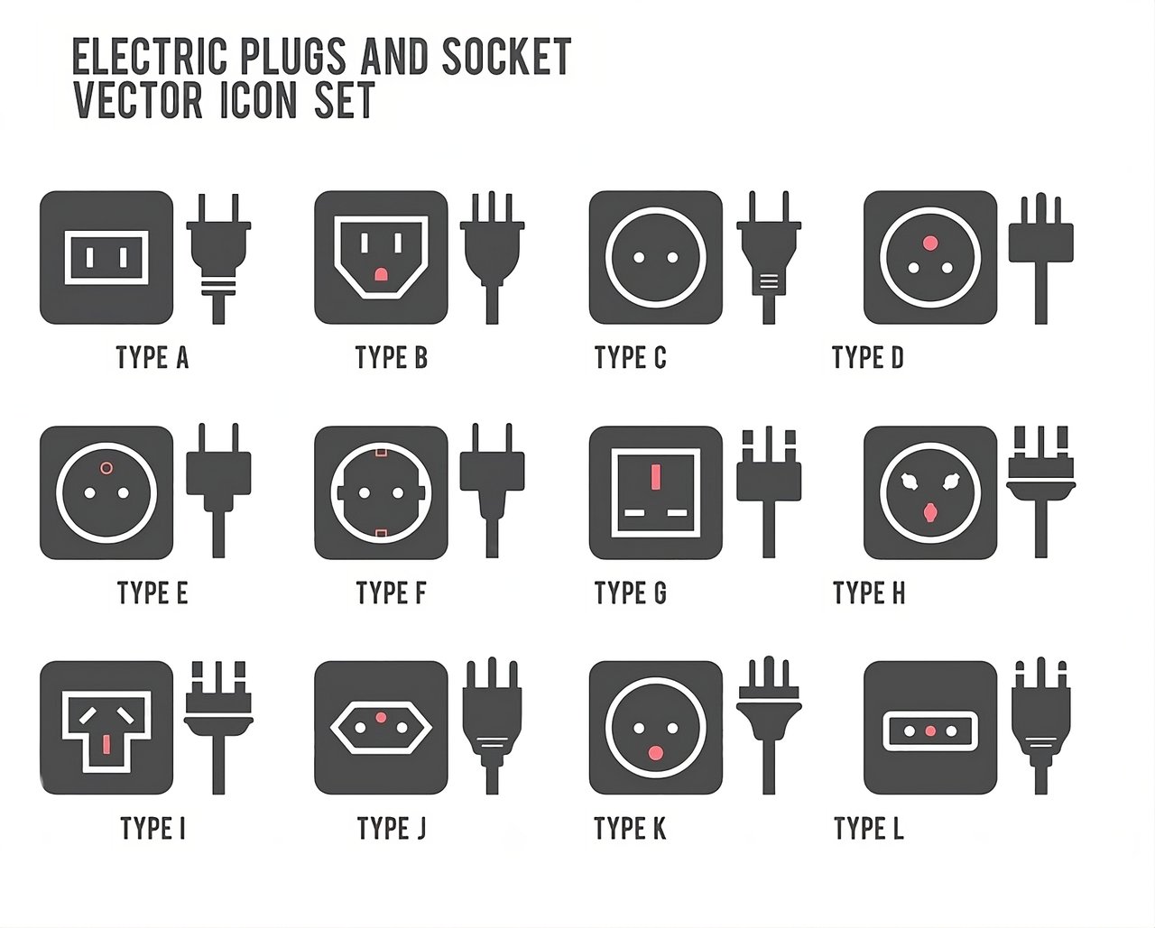 tipos de tomas electricos