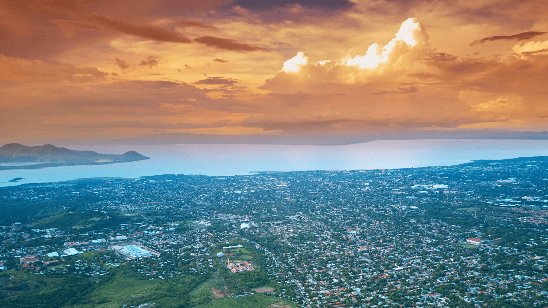Vista aerea Nicaragua