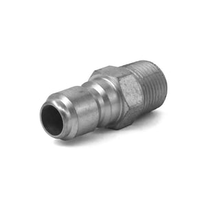 Foster Stainless 3/8 inch QC Nipple x MPT - 8.756-039.0