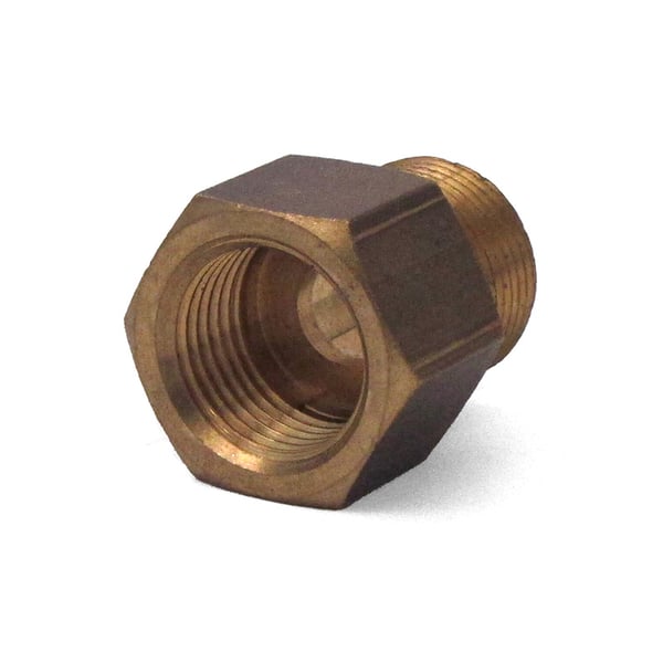 1/2" FPT x M22 M Twist Coupler Nipple, Brass - 8.709-553.0