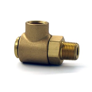 90° Brass Swivel M x F
