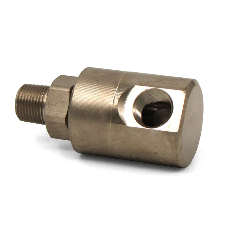 3/8 inch MPT x 3/8 inch FPT - 90° Super Swivel 5114 NI-AL