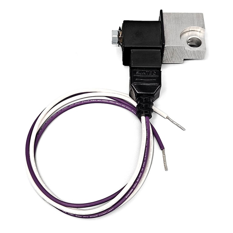 220-240V Fuel Solenoid Valve, Black - 8.700-780.0