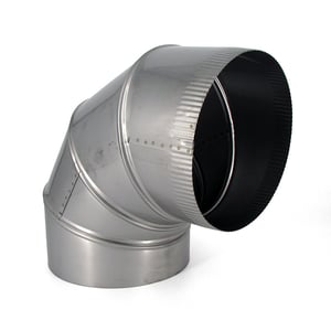 8" Diameter Waste Oil Heater Vent Elbow