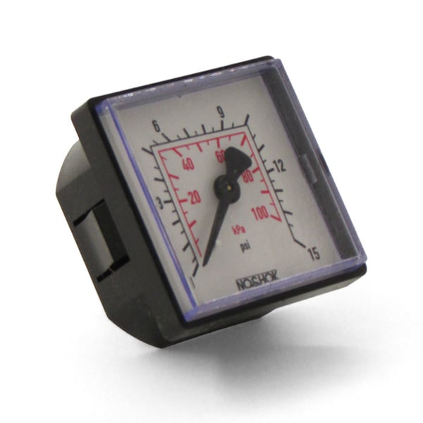 15 PSI Square Oil Pressure Gauge - 50004