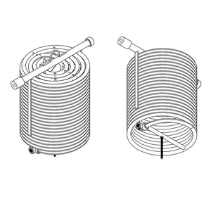 Natural Gas Vertical Coil Illustration
