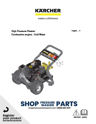 Karcher HD PB Cart Operator's Manual