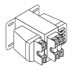 240V/480V to 120V Step-Down Transformer Illustration - 9.802-551.0