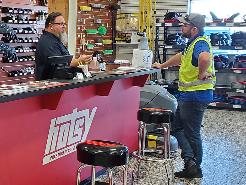 Northstar Parts Specialist working with a customer