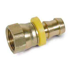 JIC x Hose Barb Brass Swivel