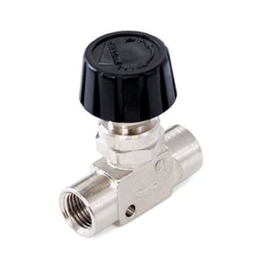 Series 28 Nickle-Plated Flow Control Valve