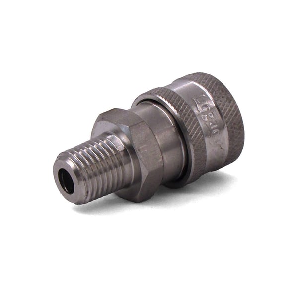 Stainless 1/4 in MPT x Quick Coupler - 8.707-110.0