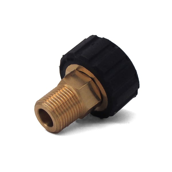 3/8 in MPT x M22 F Brass Twist Coupler - 8.709-526.0