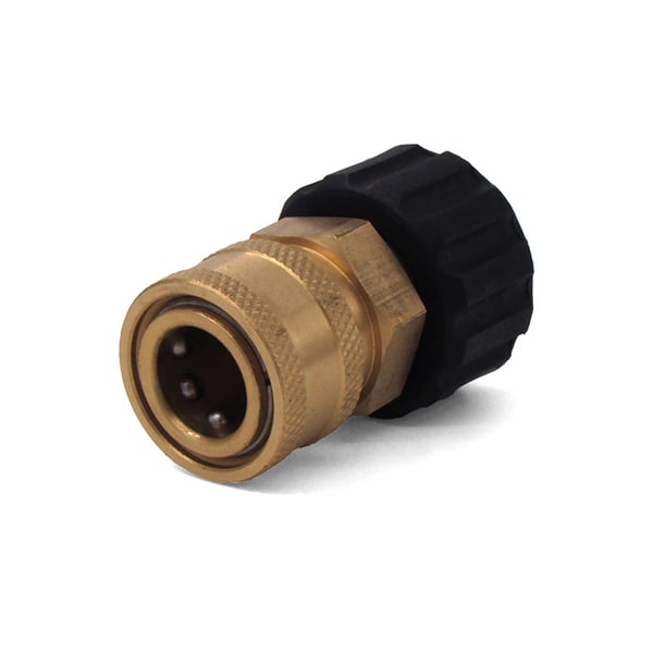 3/8" QC x M22 F Twist Coupler, Brass - MTM24.0448