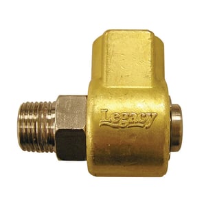 Legacy 90 Degree MPT x FPT Brass Swivel