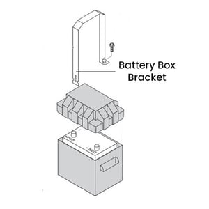Batter Box Bracket Illustration - 8.912-043.0