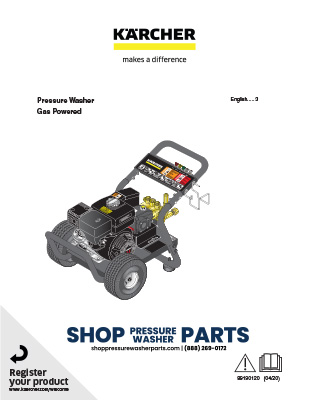 Karcher BG Series Operator's Manual