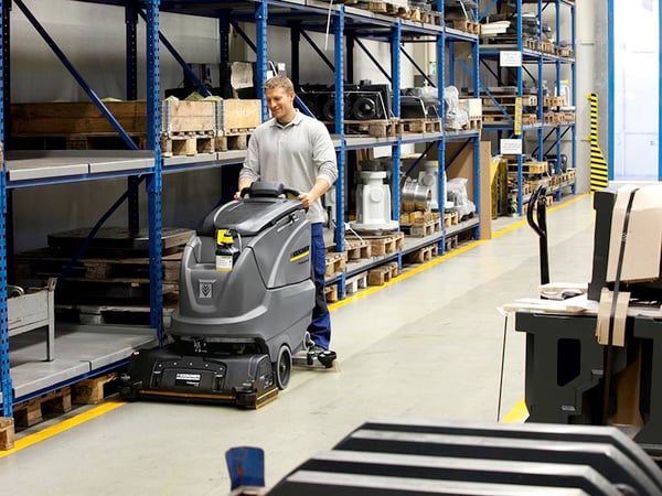Karcher B 80 W BP Scrubbing Warehouse Floor