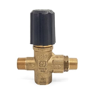 Mecline VR54 Unloader with Black Knob - 2175 PSI 8.0 GPM