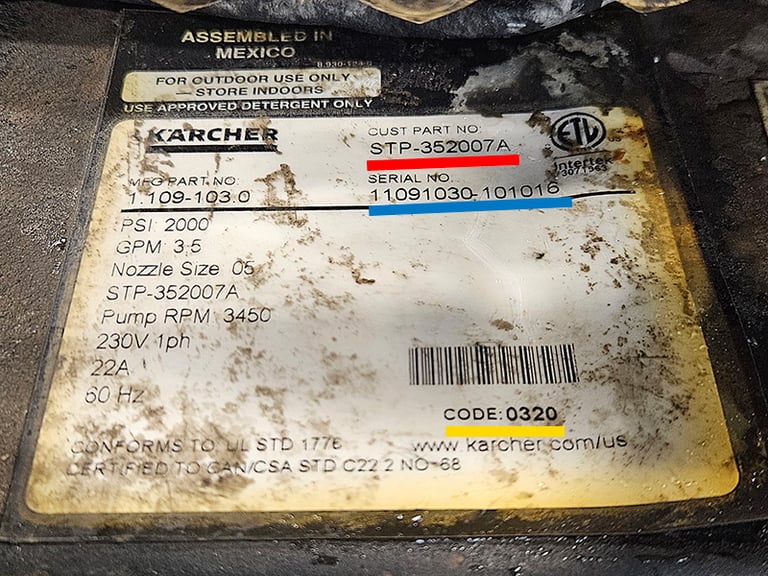Karcher Tag 0320