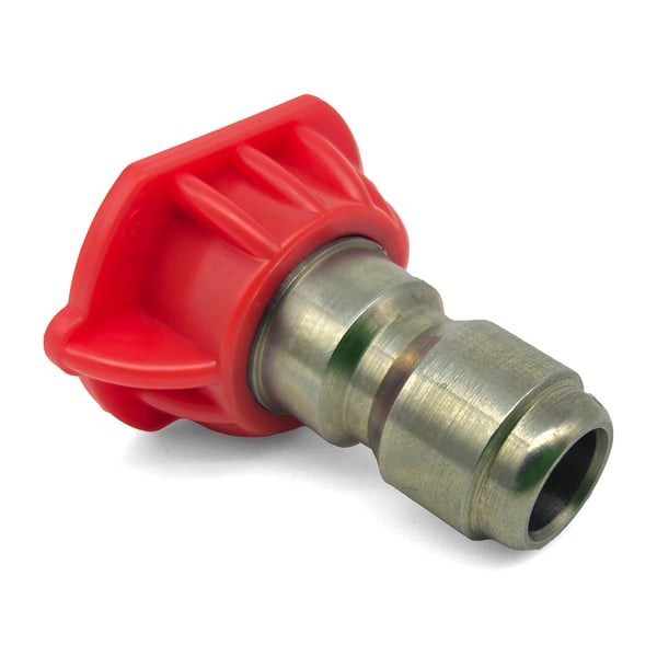 General Pump Q-Style Quick Connect Nozzle, 0 Degree Red - Image 2