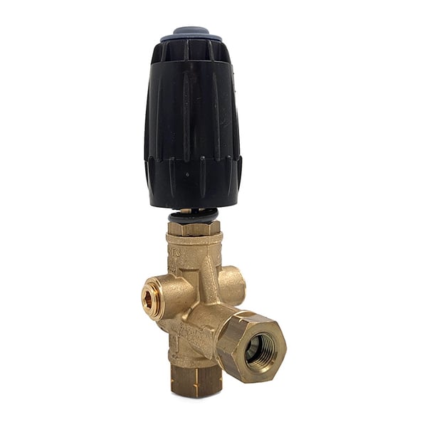 Mecline VRT3 Unloader with Black Knob - 4500 PSI 10.5 GPM