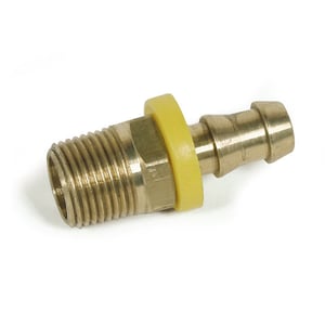 Brass Push-n-Lock Hose Barb Fitting