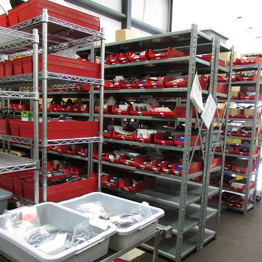 Parts inventory in service center
