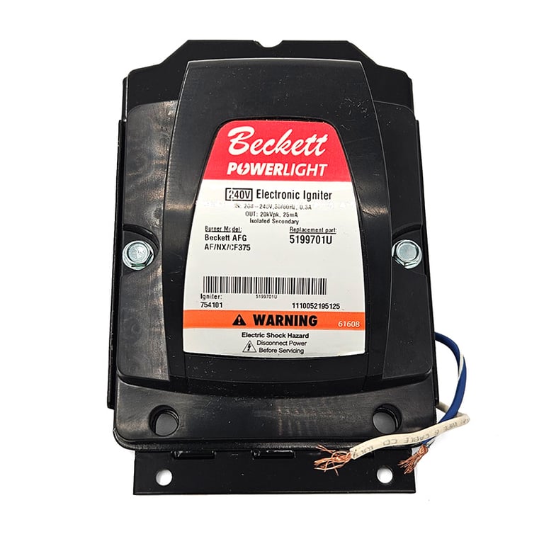 Beckett 5250001U 240V Ignitor Assembly