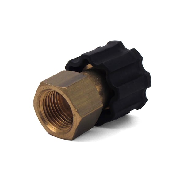 1/2" FPT x M22 F Twist Coupler, Brass - 8.709-534.0