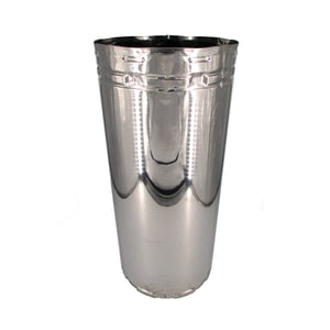 Vent Pipe, 8" x 24" Stainless Steel, Class A
